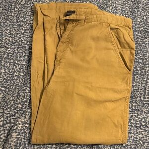 Men's Linen Tan Pants